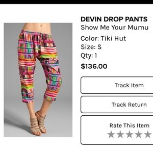 Show Me Your Mumu Devin Drop Tiki Pants‎